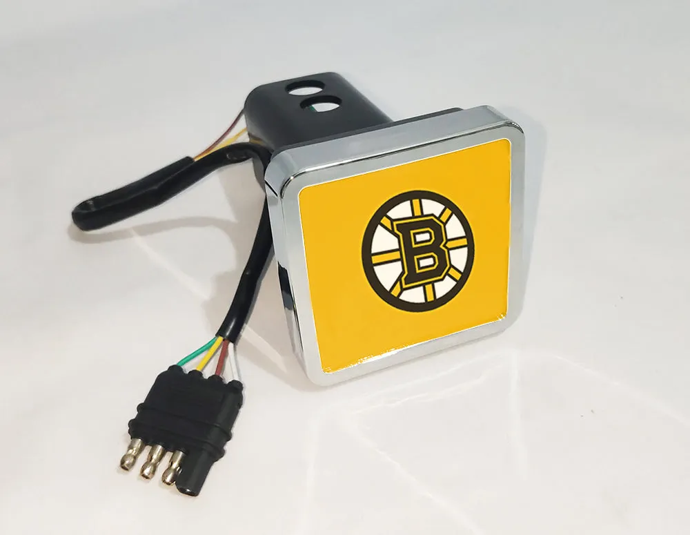 Boston Bruins NHL Hitch Cover LED Brake Light for Trailer