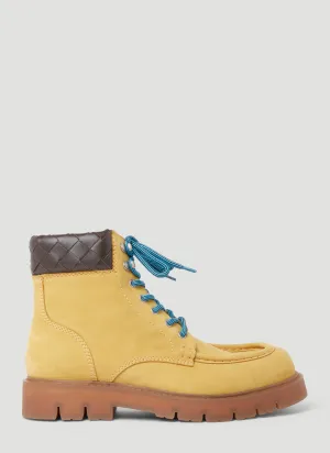 Bottega Veneta Haddock Lace-Up Ankle Boots