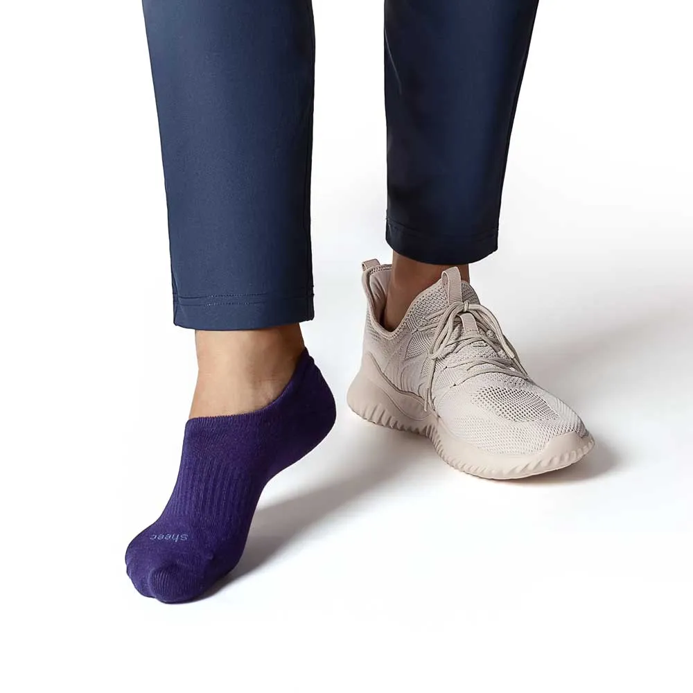 Bundle Pack-4Pairs / Youth Low-Mid-High-cut Casual No Show Socks | Super Soft Modal | Non-slip Guaranteed (Discontinued)
