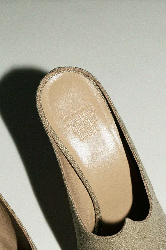 Burlap Moira Mule