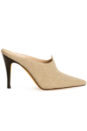 Burlap Moira Mule