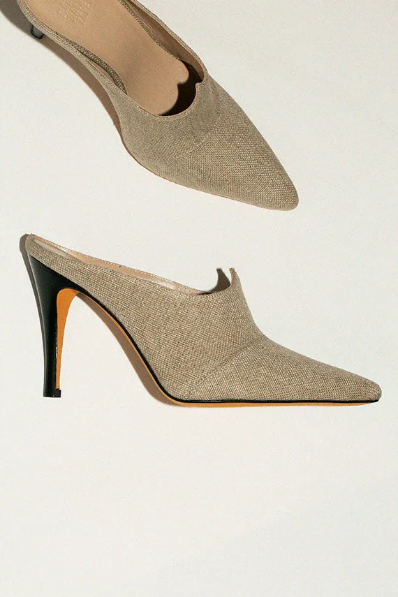 Burlap Moira Mule