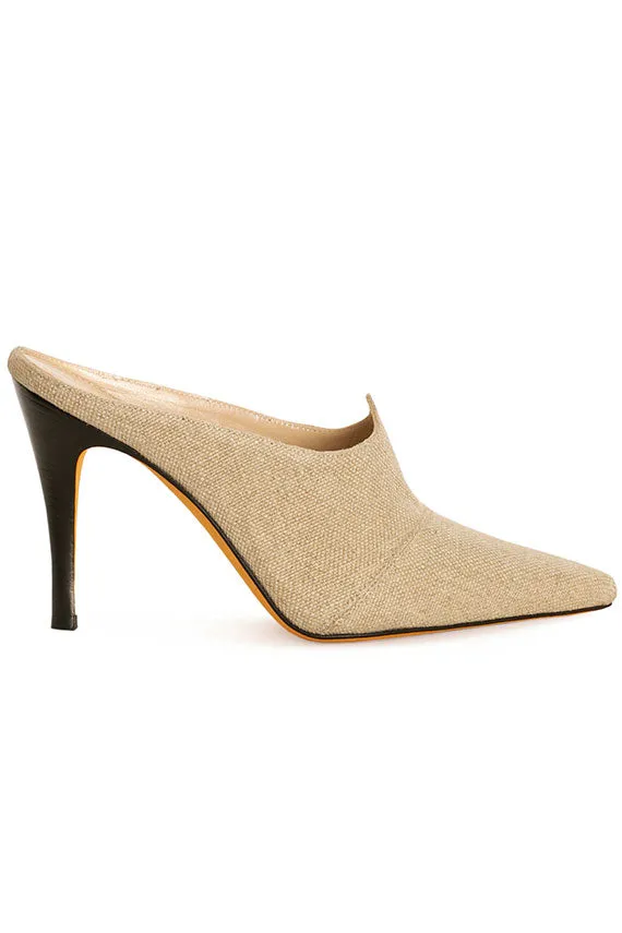Burlap Moira Mule