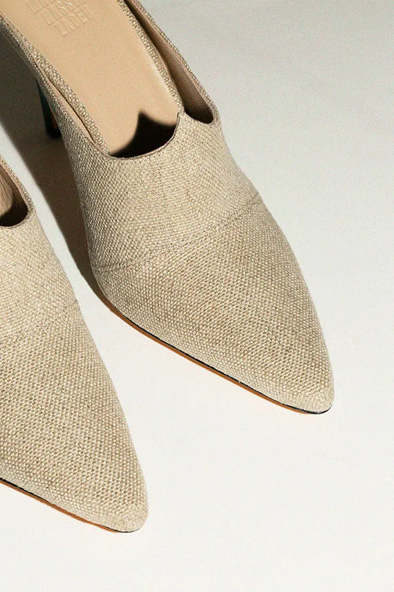 Burlap Moira Mule
