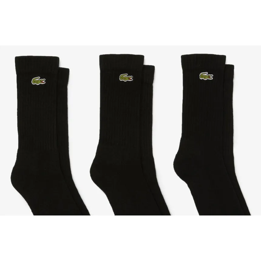 Calcetines Lacoste Sport Corte Alto Pack 3 Pares