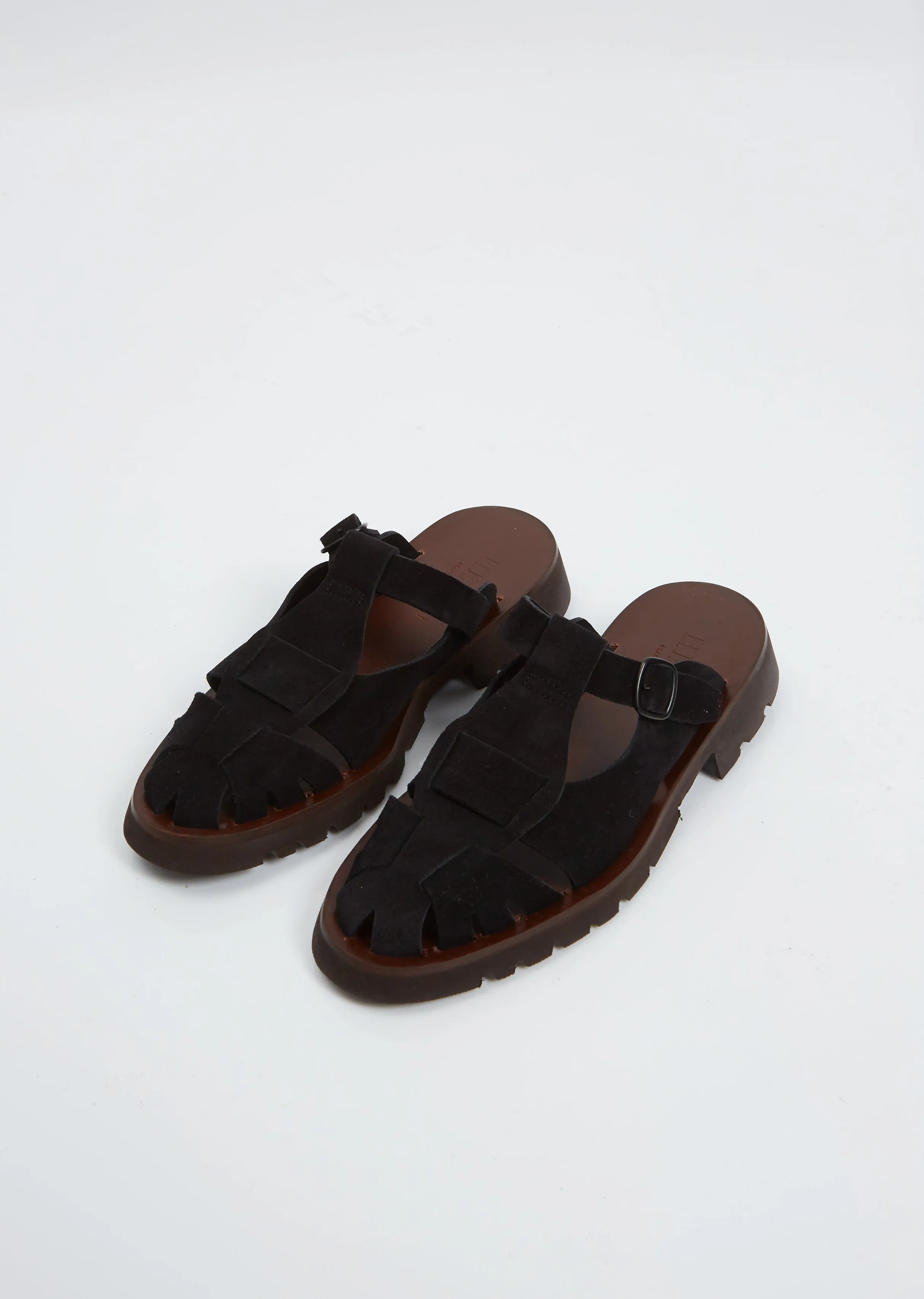 Canya Sport Suede Mule — Black