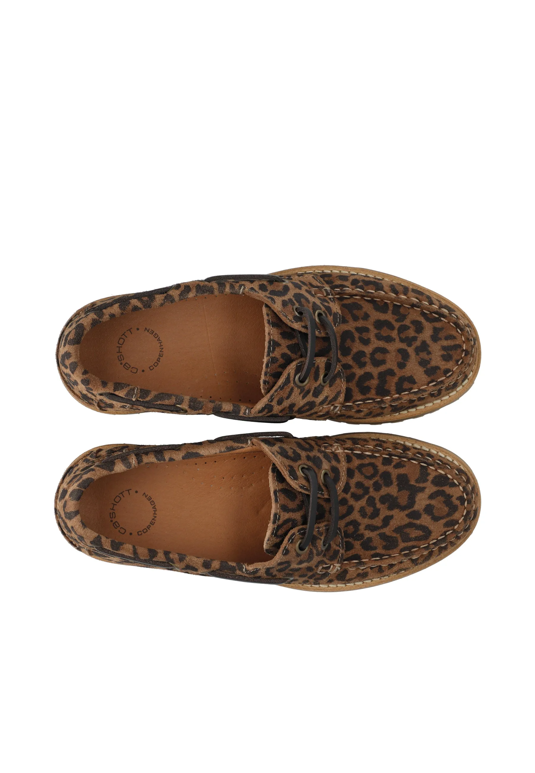 CASLENA BOAT SHOE - Leopard Print
