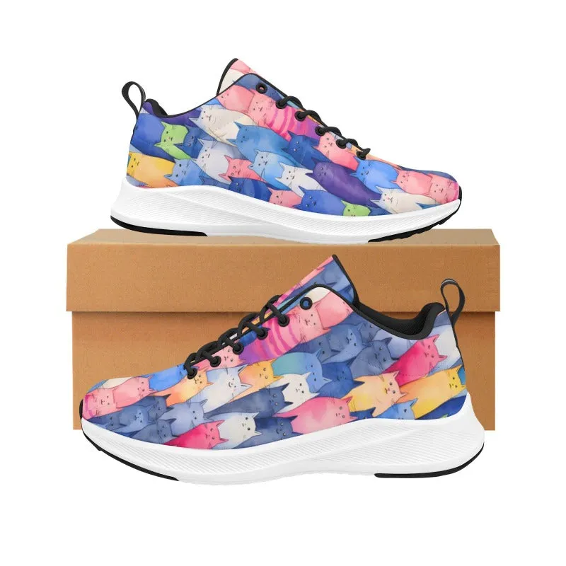 Cat Themed Walking Shoes For Women