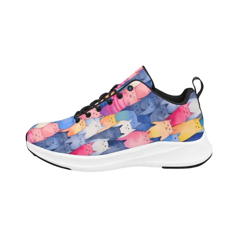 Cat Themed Walking Shoes For Women