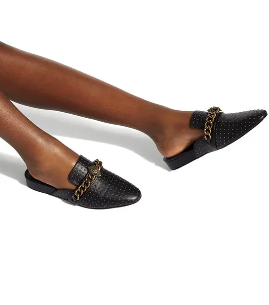 Chelsea Mule Black