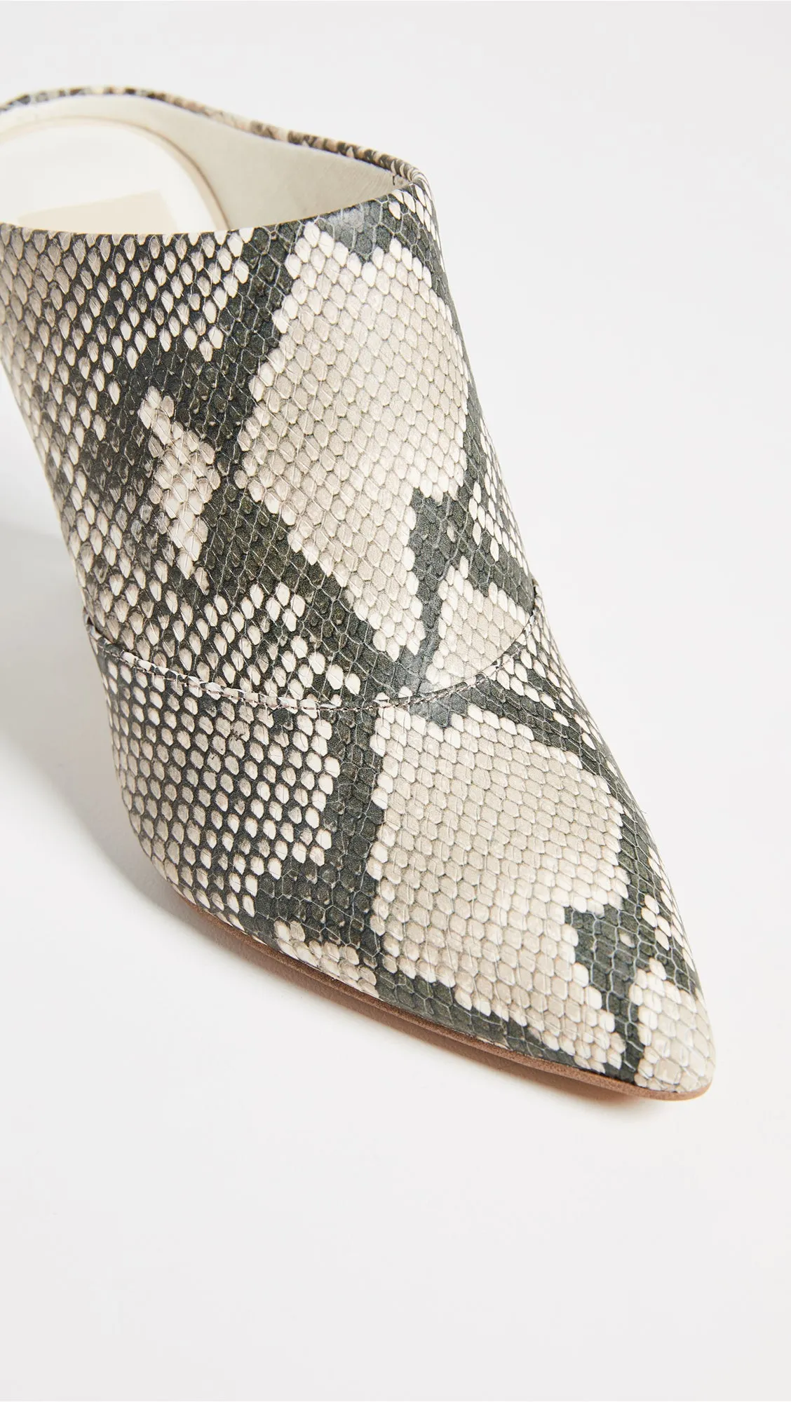 Cinda Point Toe Mule - Snake