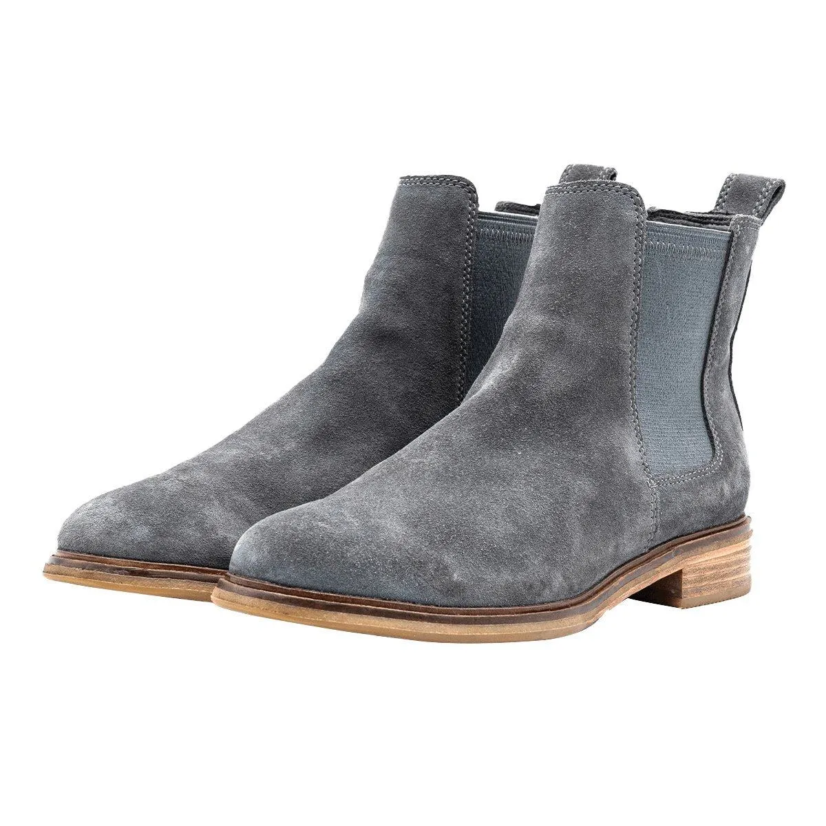 Clarks Clarkdale Ankle Boots Fabric Grey Colour For Women