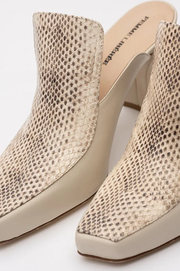 Claudia Mule Ivory Shoes