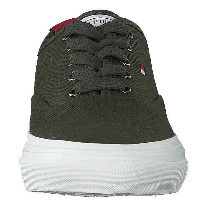 Core Oxford Twill Sneaker Army Green Rbn