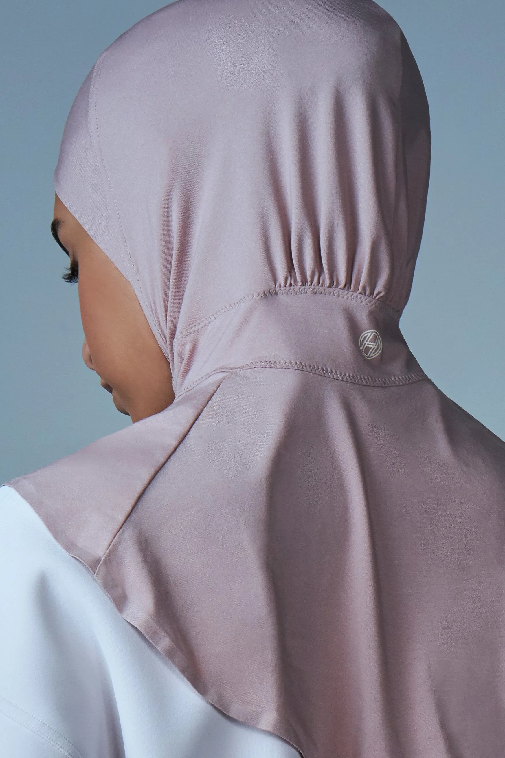 Criss–Cross Sport Hijab - Rose