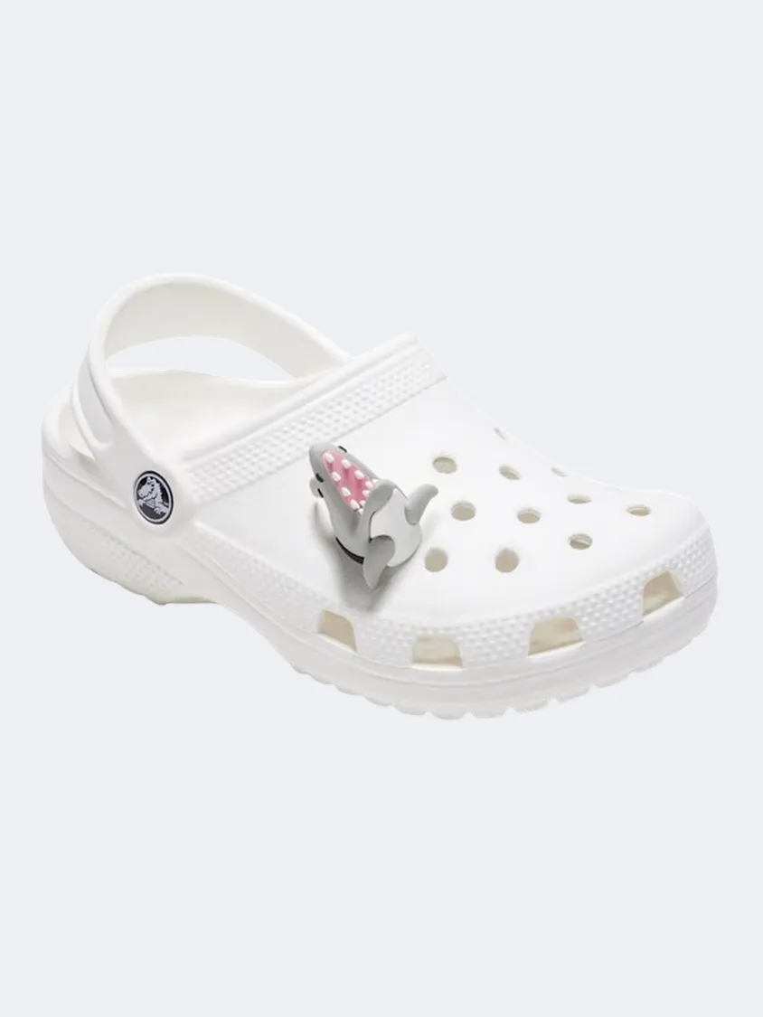 Crocs 3D Shark Unisex Lifestyle Pins Grey
