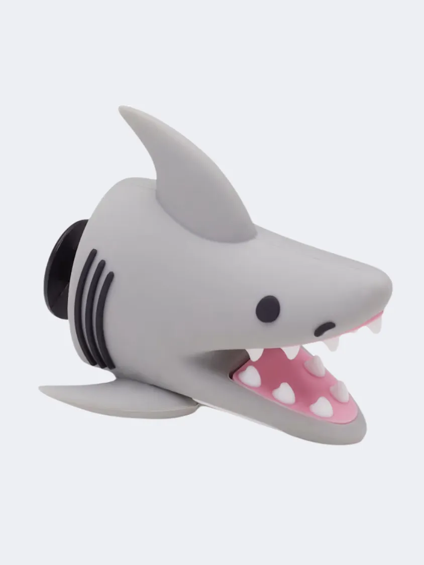 Crocs 3D Shark Unisex Lifestyle Pins Grey