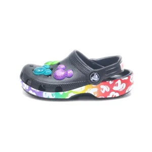 Crocs Disney Mickey Mouse Nwt Rainbow Pride Celebration Clogs Eva Black Colour For Kids