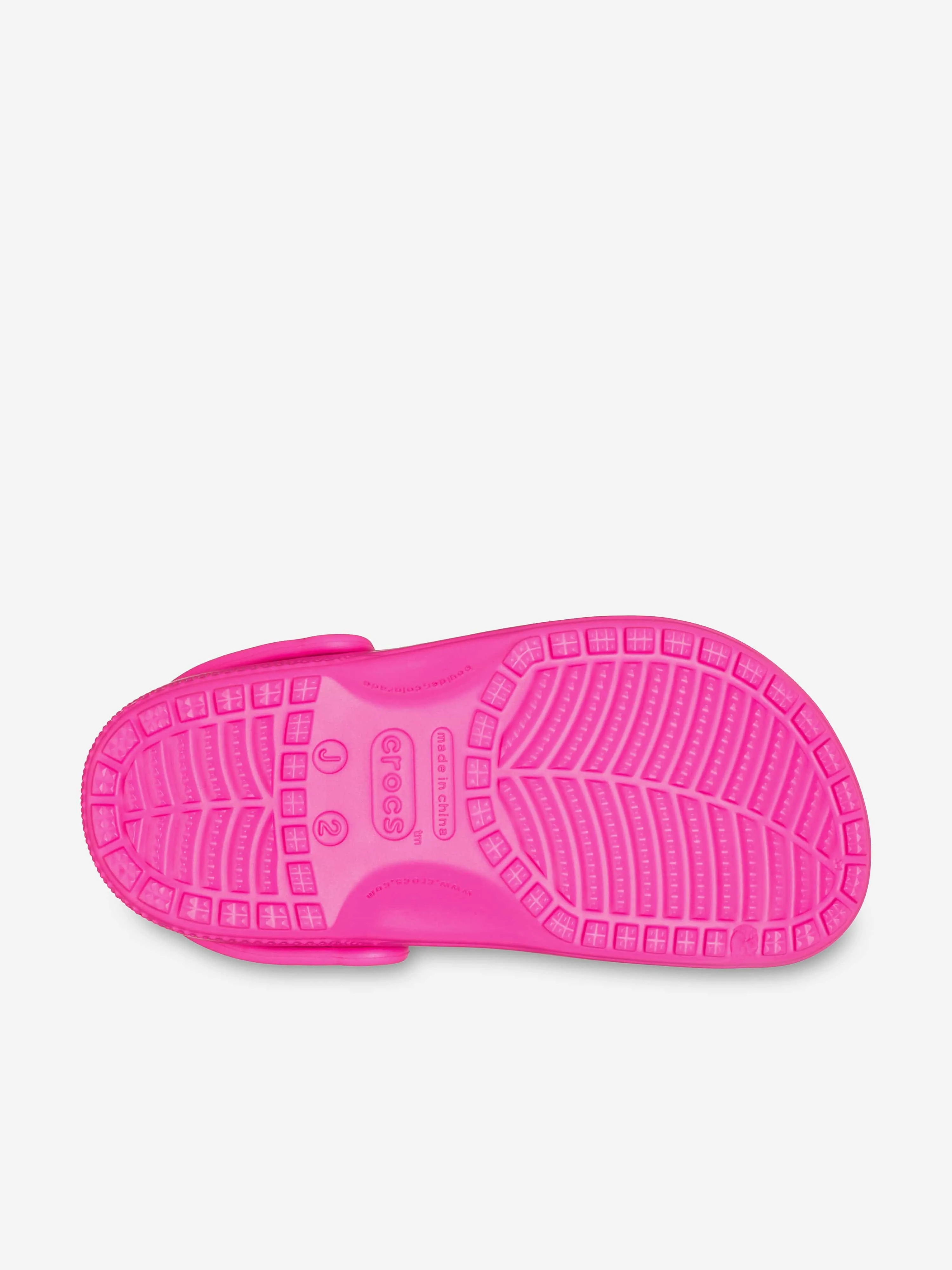 Crocs Girls Classic Clogs in Pink
