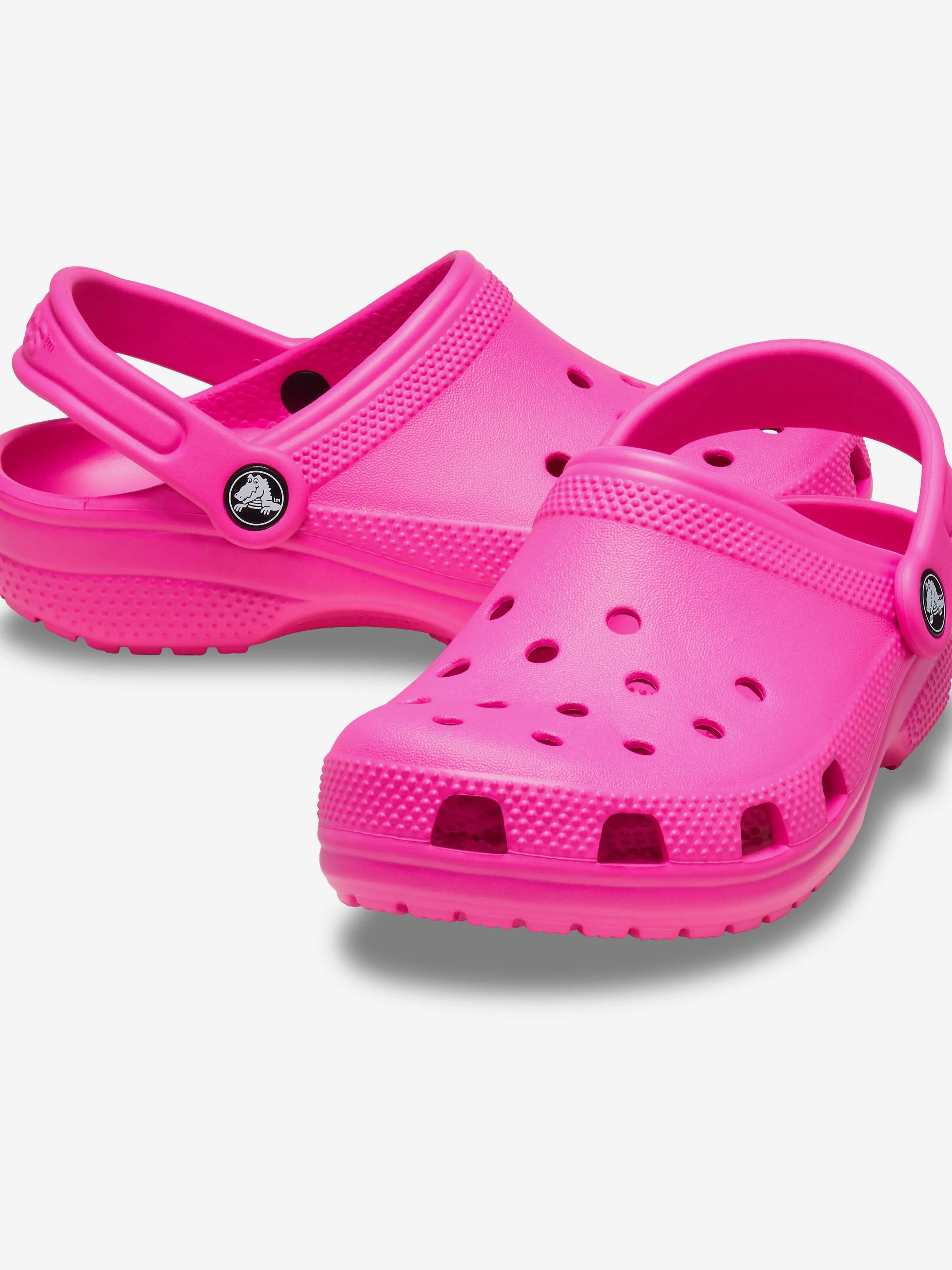 Crocs Girls Classic Clogs in Pink