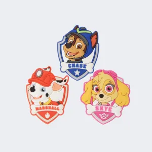 Crocs Paw Patrol 3-Pack Unisex Lifestyle Pins Multicolor