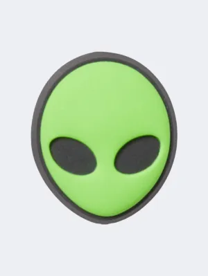 Crocs Tiny Alien Head Unisex Lifestyle Pins Green/Black