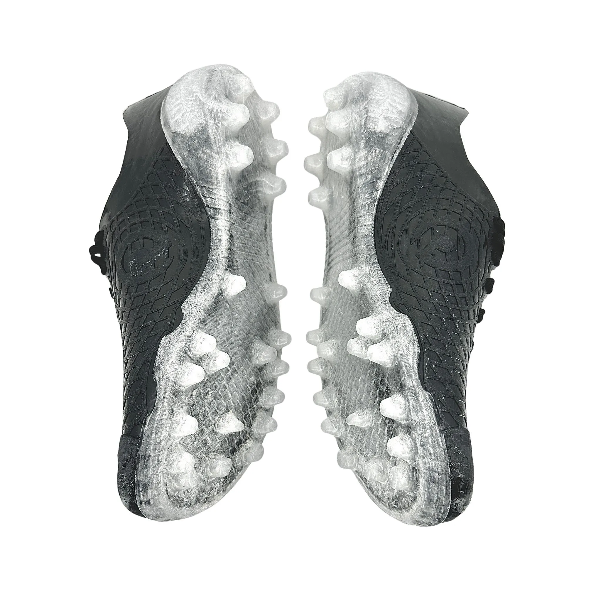 Custom Soccer Cleats - Black Ice - AG Conical