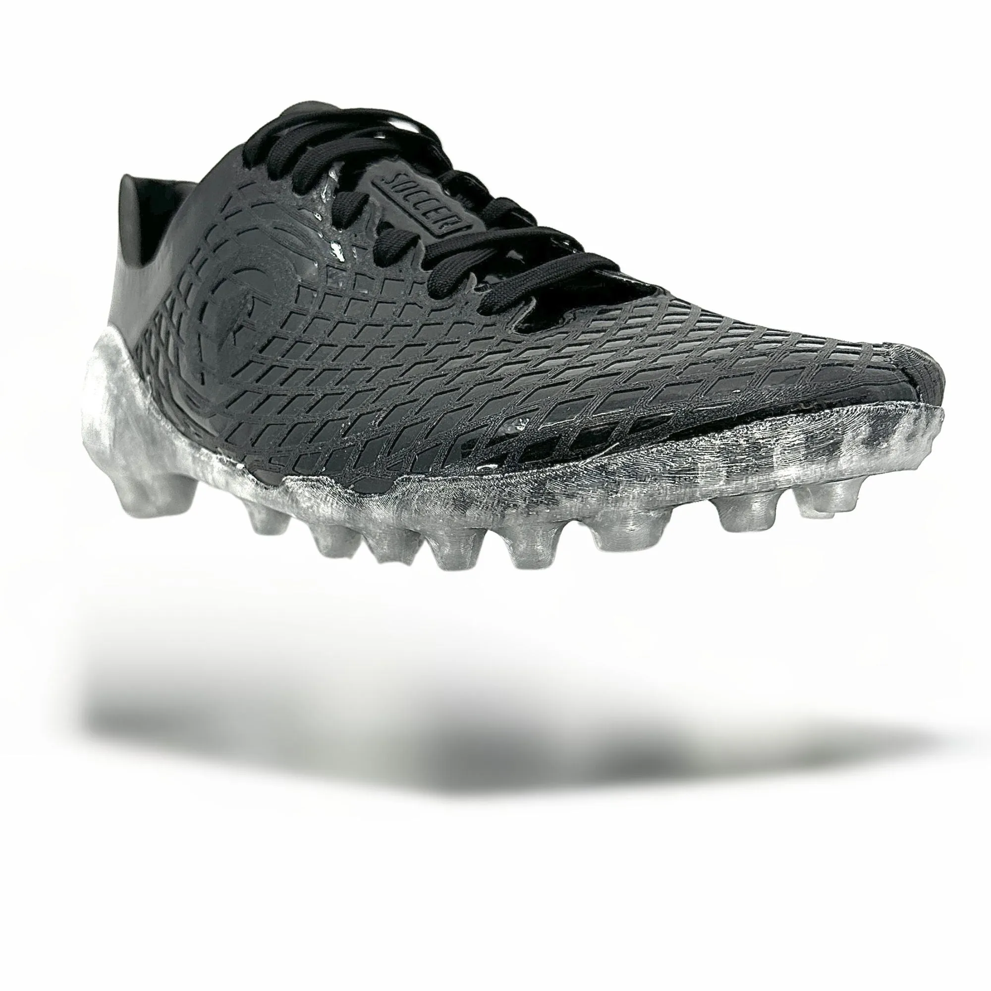 Custom Soccer Cleats - Black Ice - AG Conical