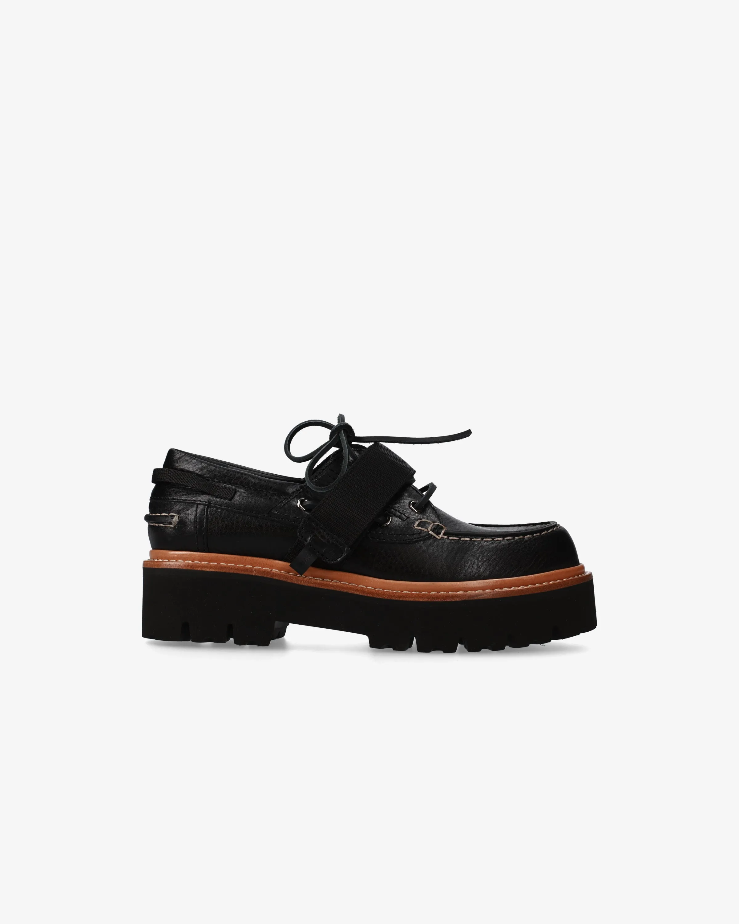 Derby Shoes in black Trilly Athena calfskin