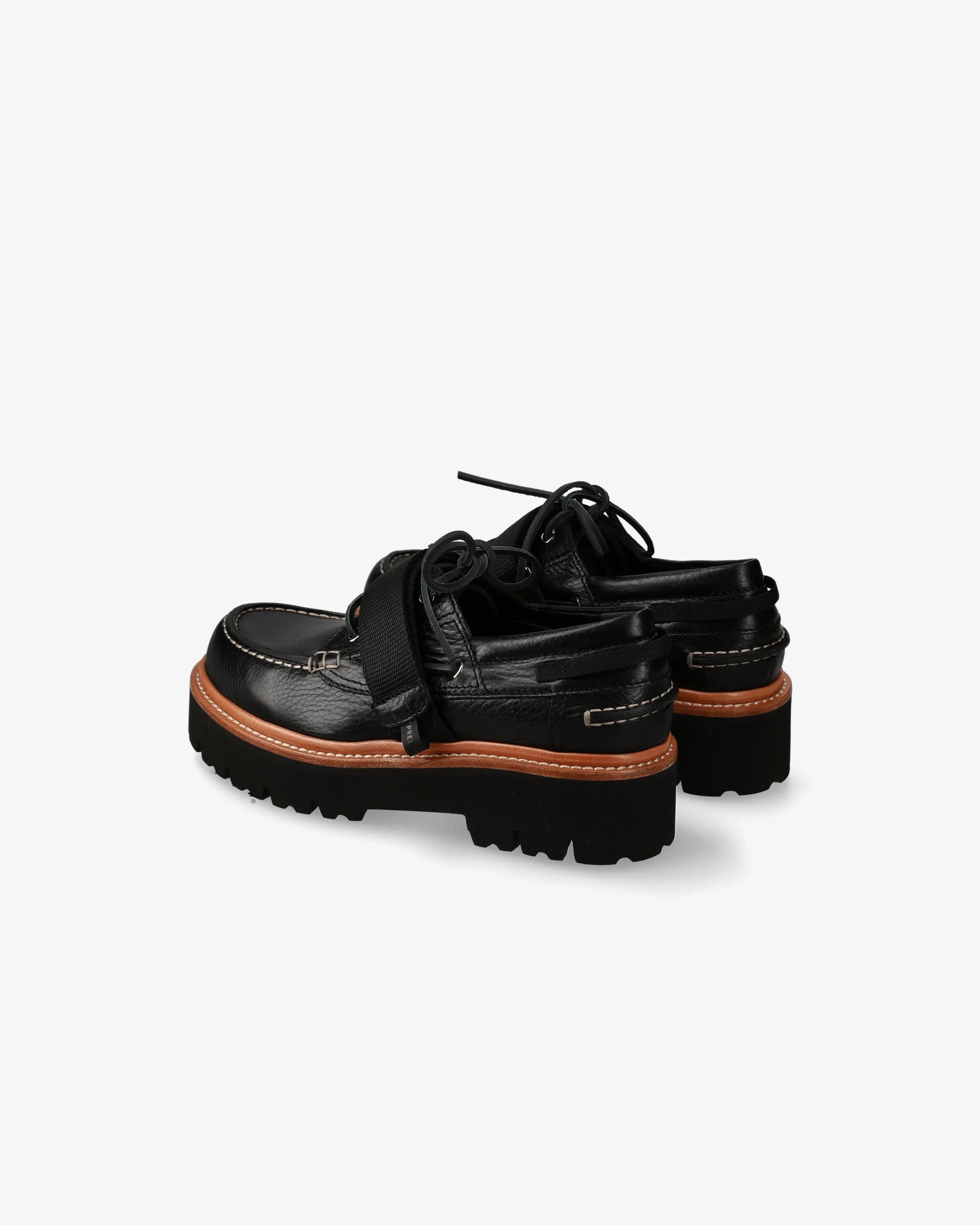 Derby Shoes in black Trilly Athena calfskin