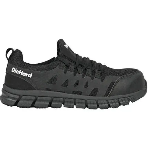 DieHard Men's Bonneville Composite Toe Slip Resist Shoe - Black DH20122