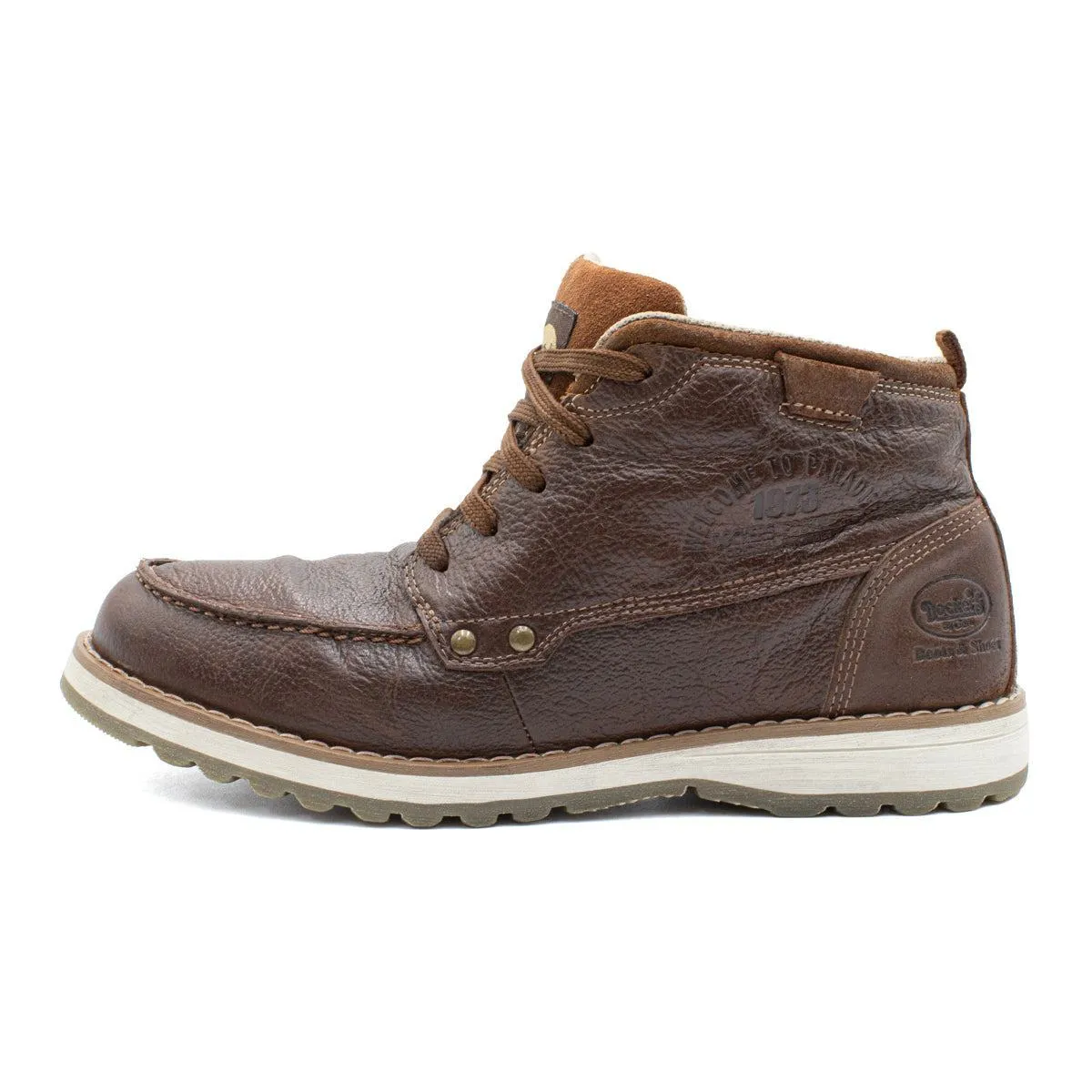 Dockers By Gerli Ankle Boots Leather Brown Colour For Men