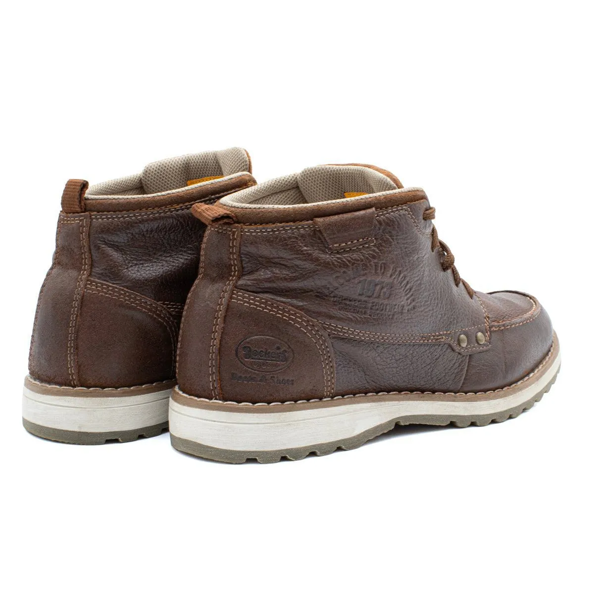 Dockers By Gerli Ankle Boots Leather Brown Colour For Men