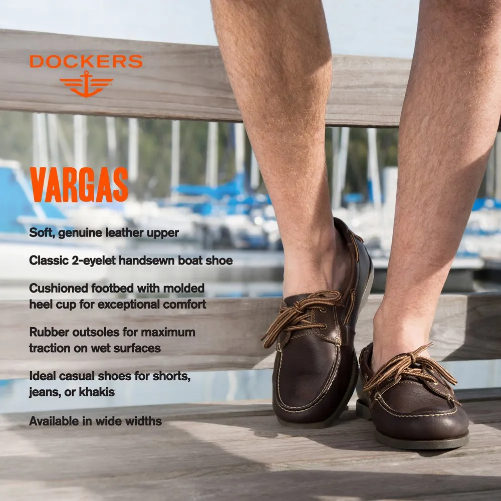 Dockers Vargas Zapatos náuticos de Piel cosidos a Mano para Hombre