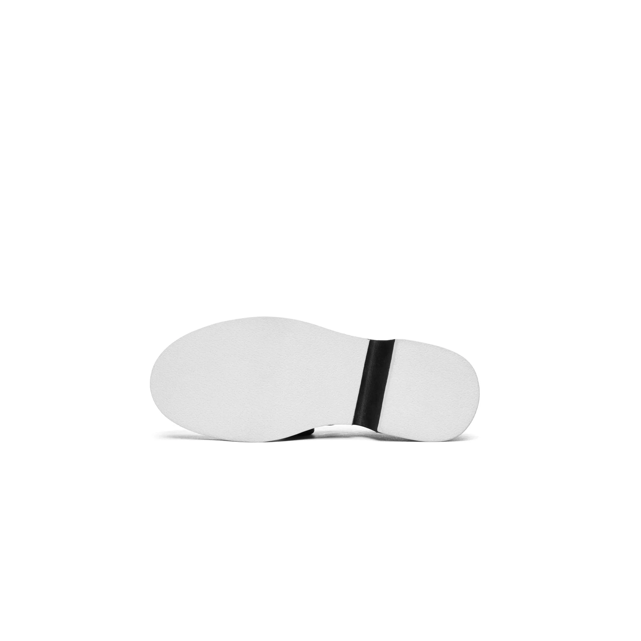 Down Padded Uppers Non-Edged Loafers Black