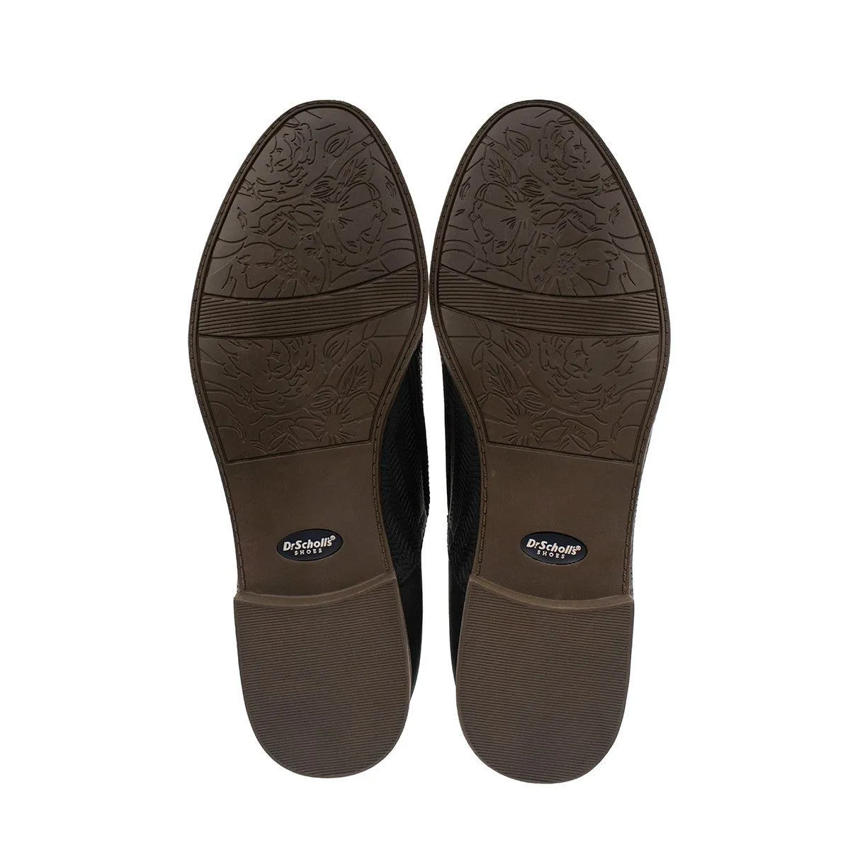 Dr. Scholl'S Ruler Casual Loafers Leather Black Colour For Women