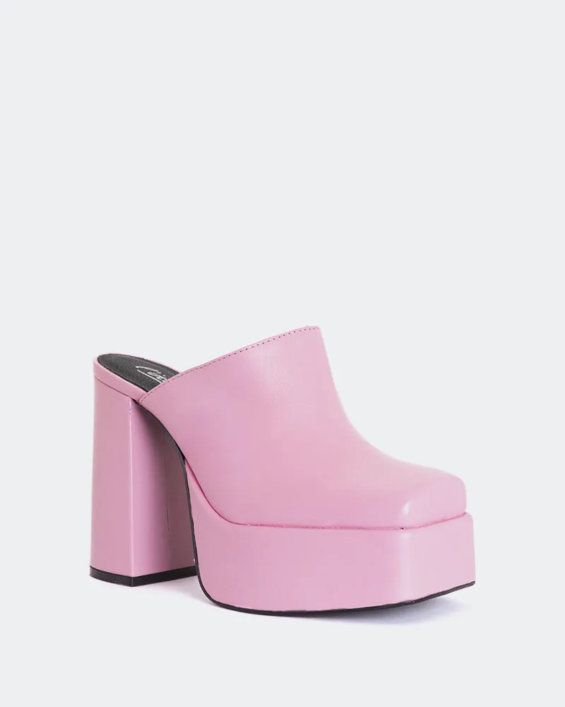 Drainy Pink Leather