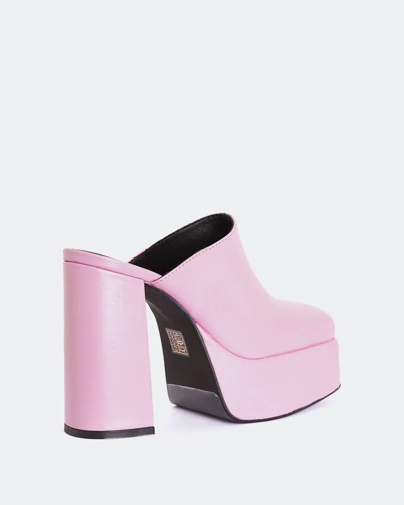 Drainy Pink Leather