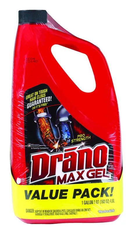 Drano Professional Strength Gel Drain Clog Remover 160 oz