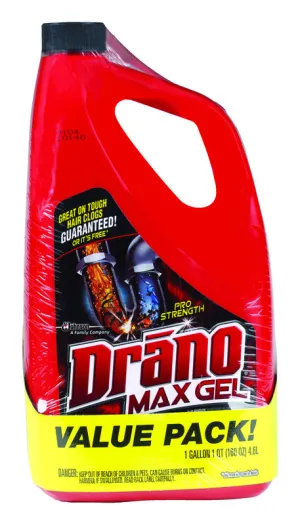 Drano Professional Strength Gel Drain Clog Remover 160 oz