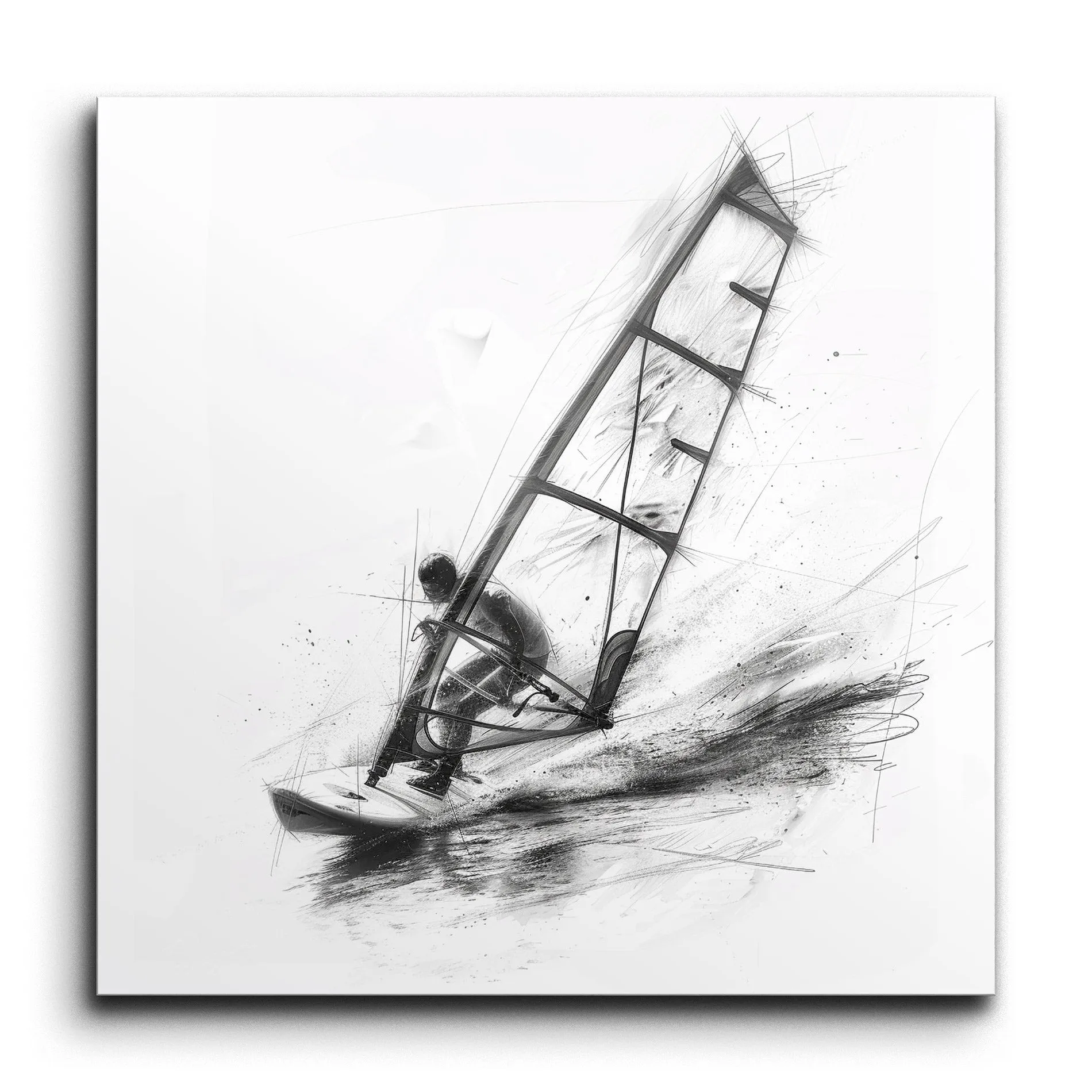 Dynamic Windsurfing: Expressive Mid-Action Scene