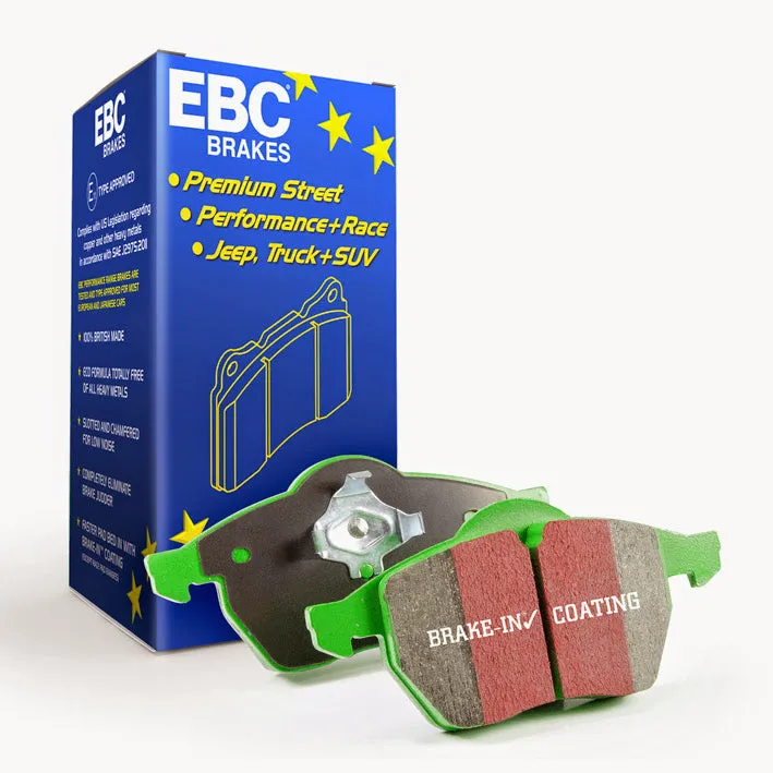 EBC Brakes DP71266 7000 Series Greenstuff Low Dust Truck/SUV Brake Pads