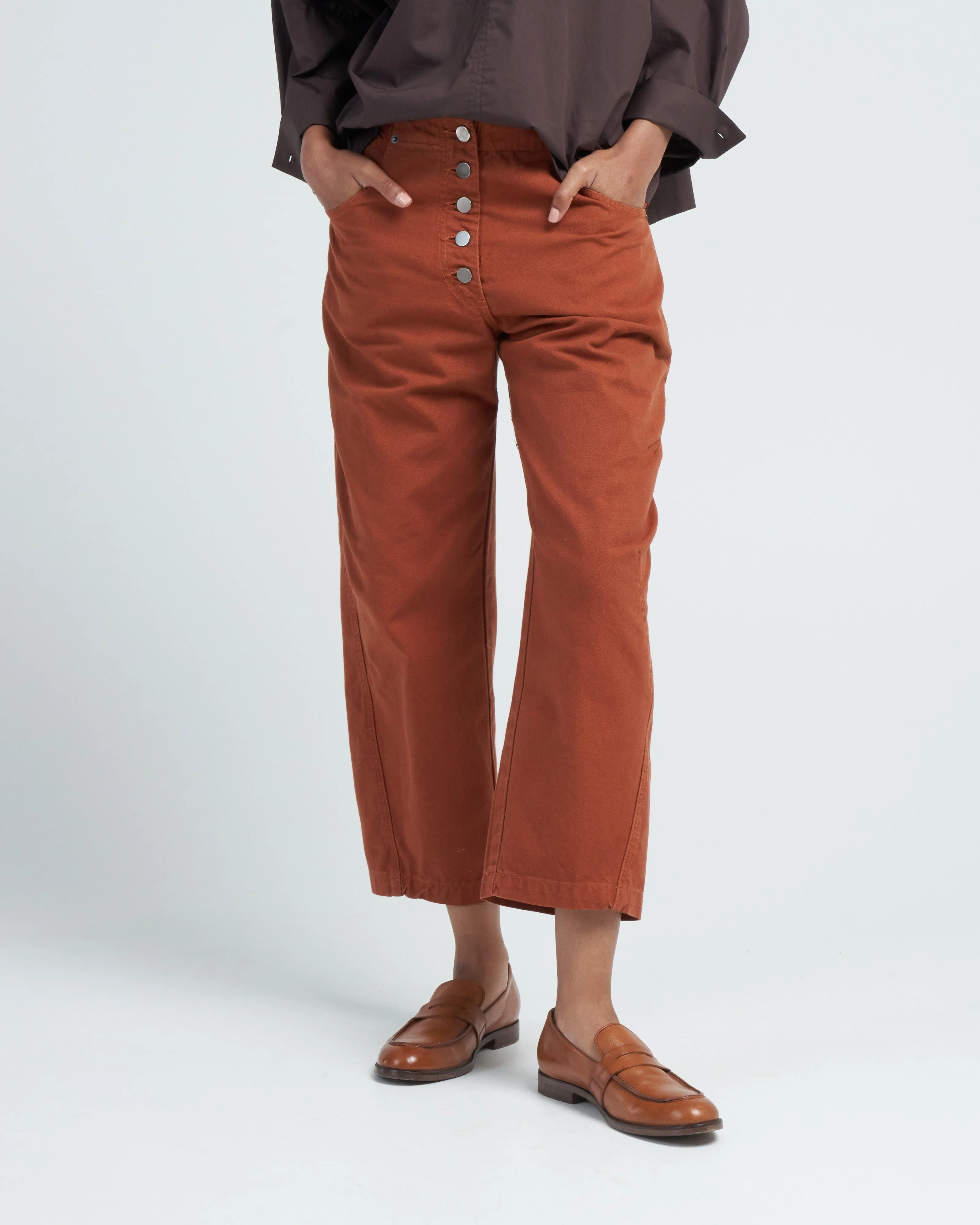 elkin pant - terracotta