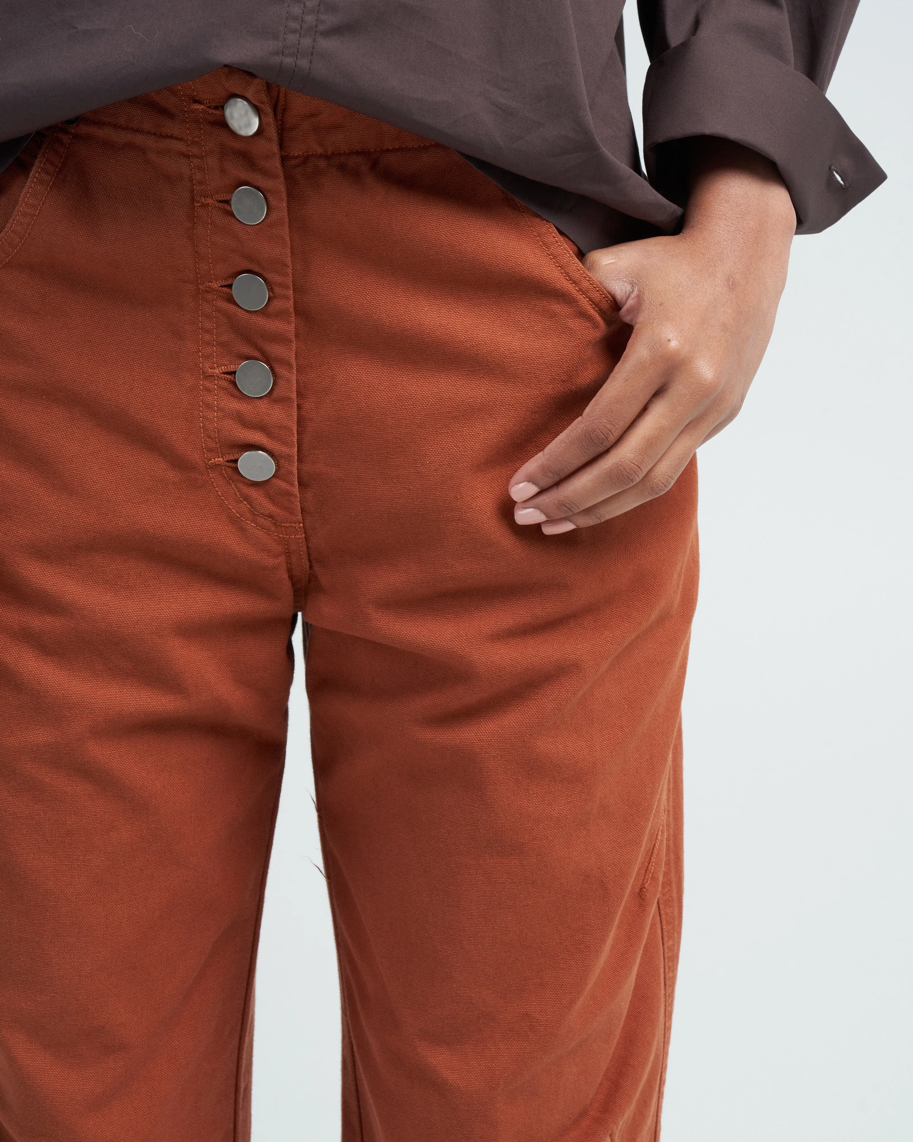 elkin pant - terracotta