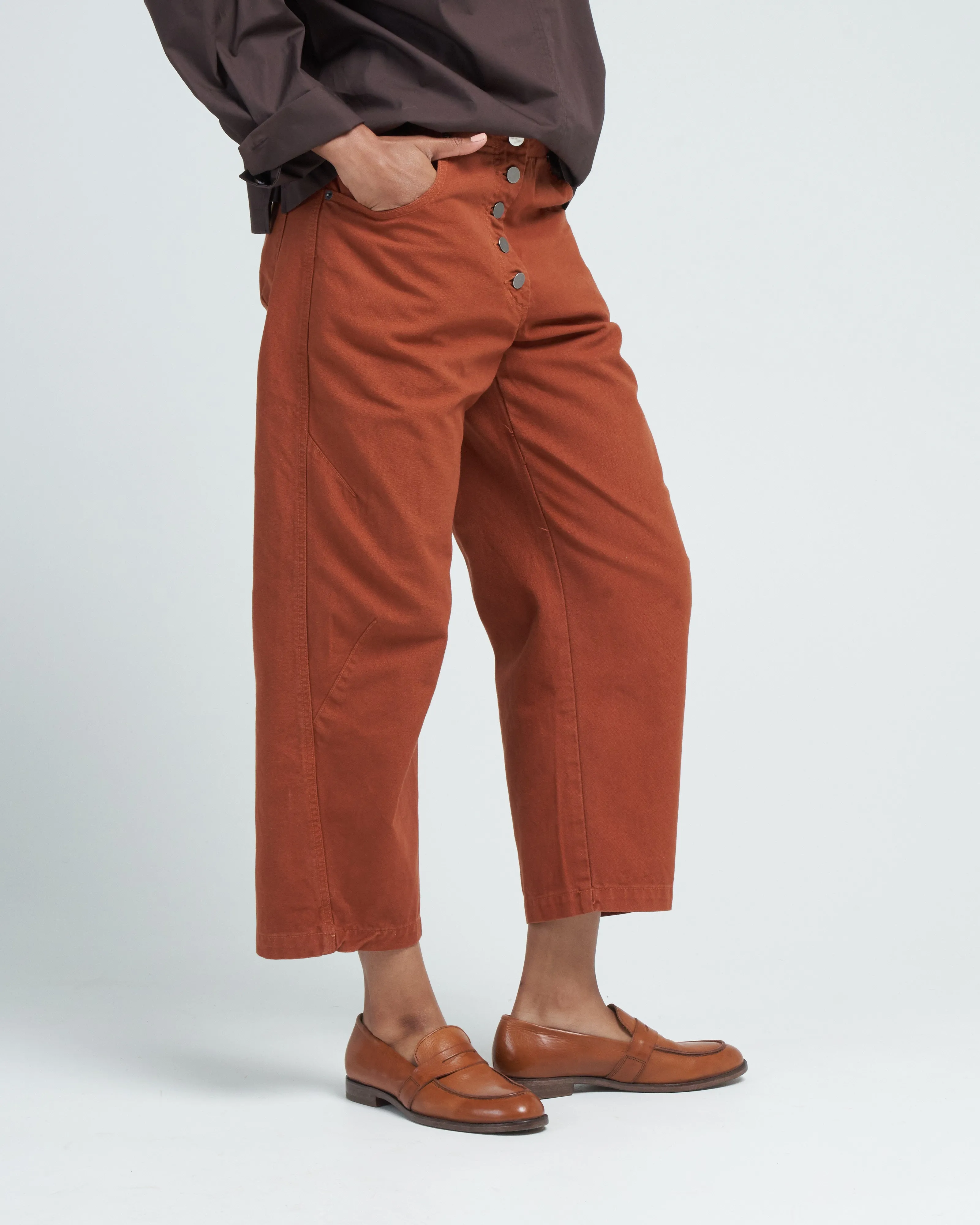 elkin pant - terracotta