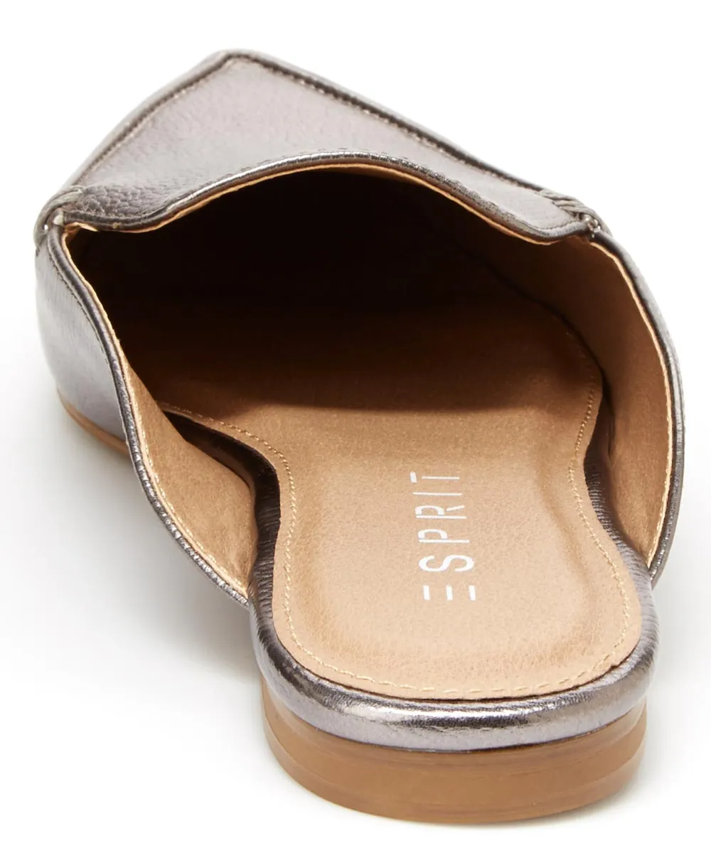 Esprit Women's Mia Memory Foam Slip On Pointed Toe Flat Mule