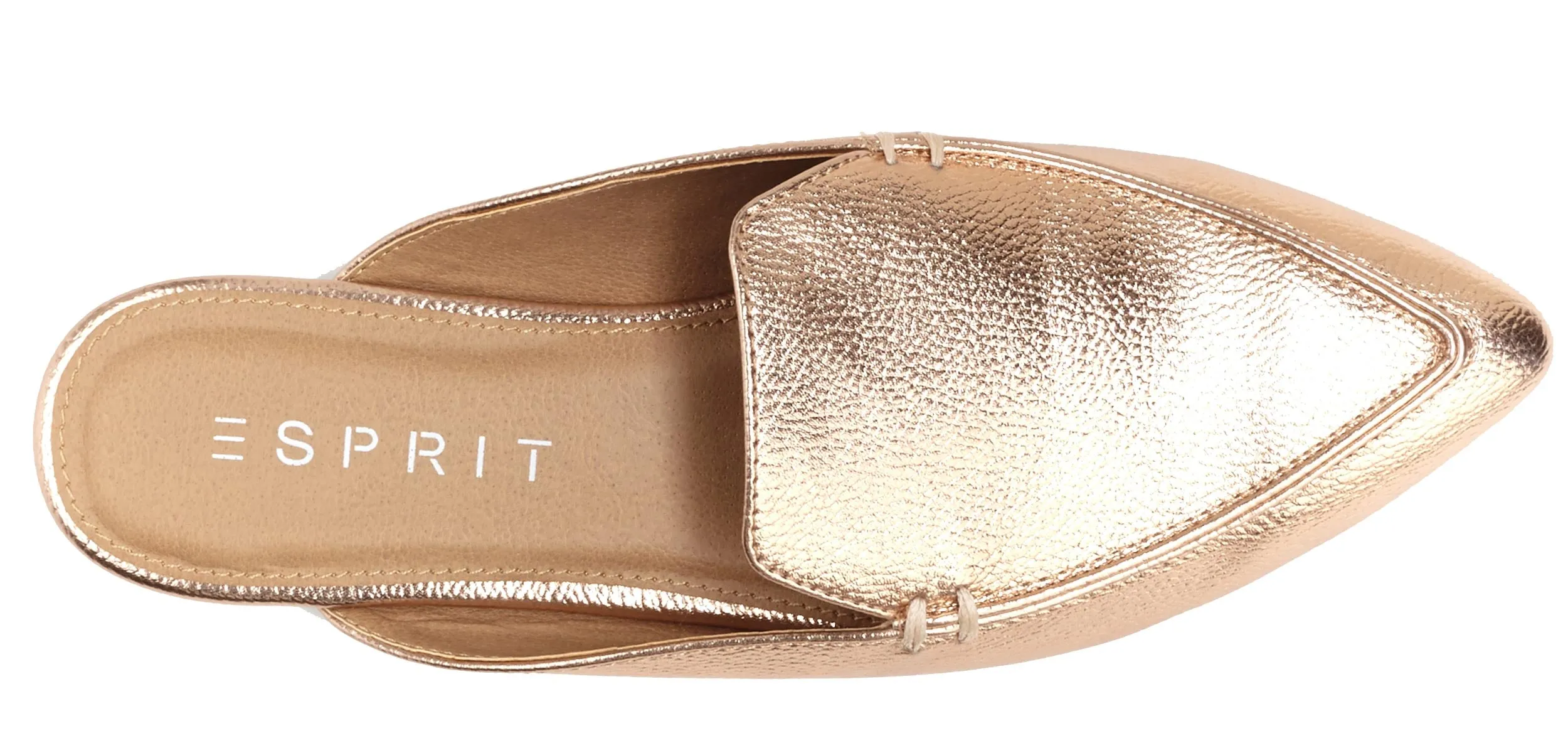 Esprit Women's Mia Memory Foam Slip On Pointed Toe Flat Mule