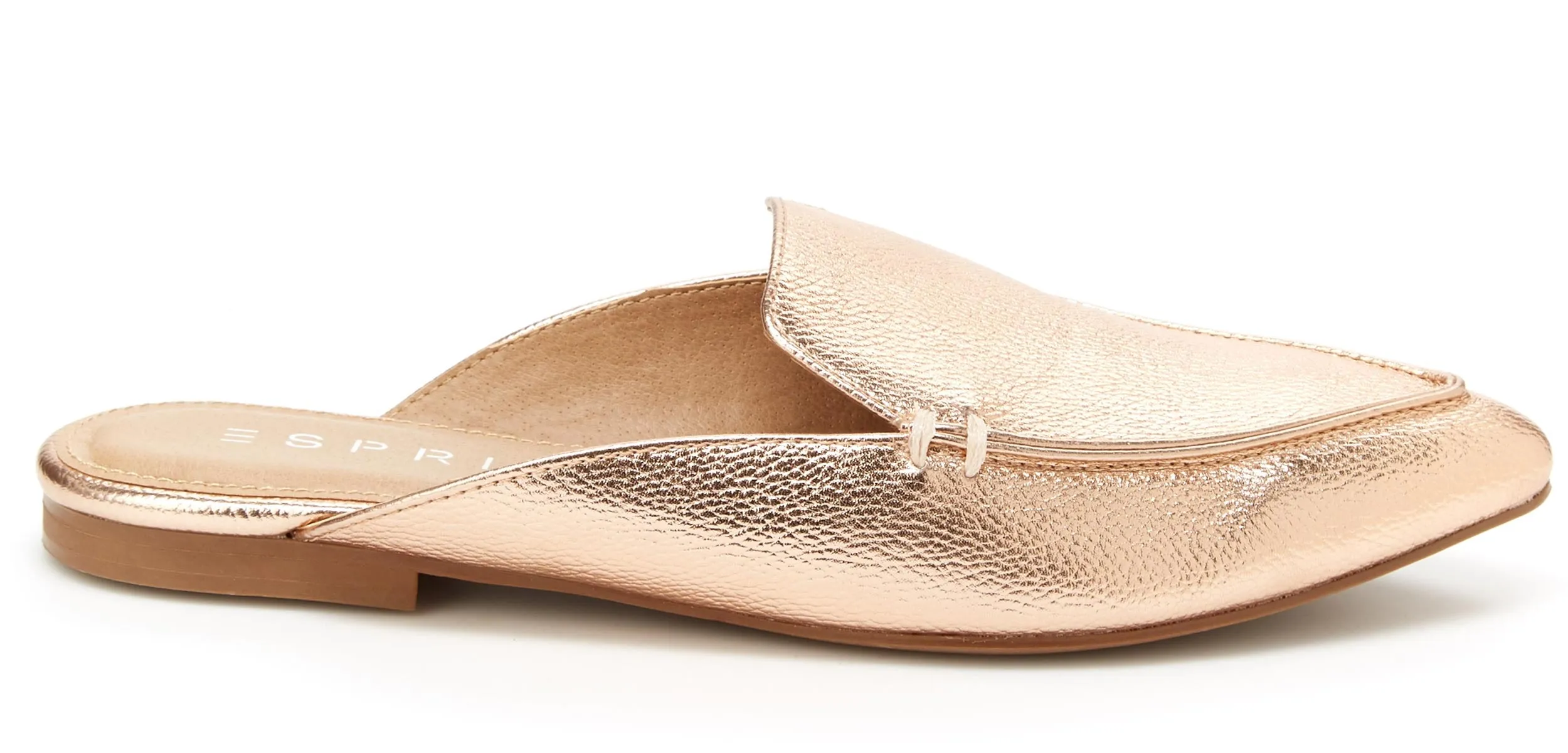 Esprit Women's Mia Memory Foam Slip On Pointed Toe Flat Mule