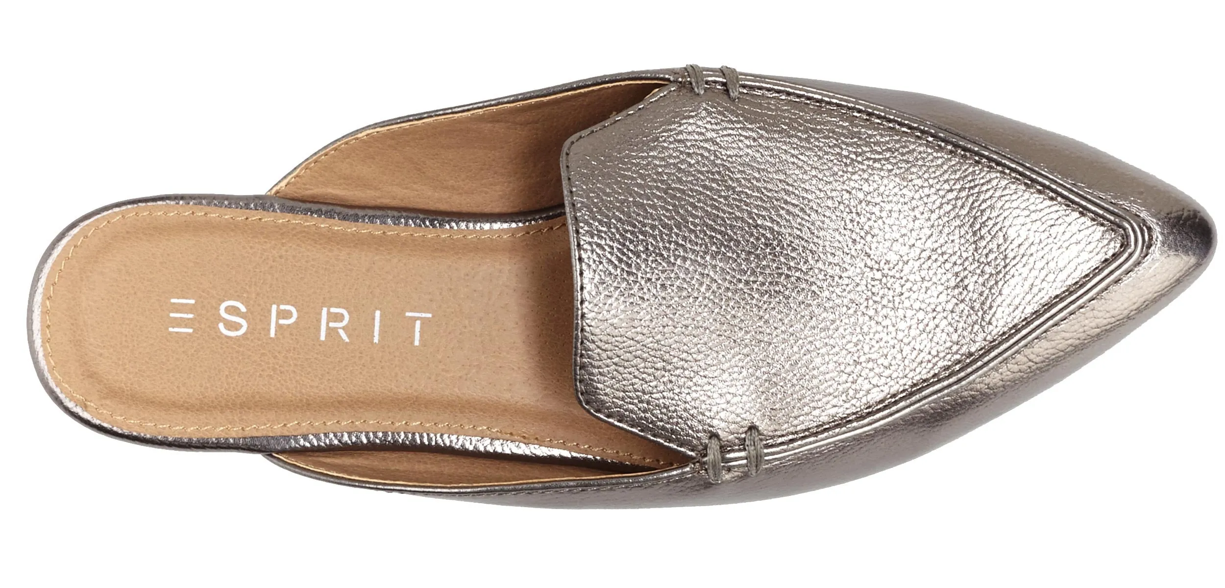 Esprit Women's Mia Memory Foam Slip On Pointed Toe Flat Mule