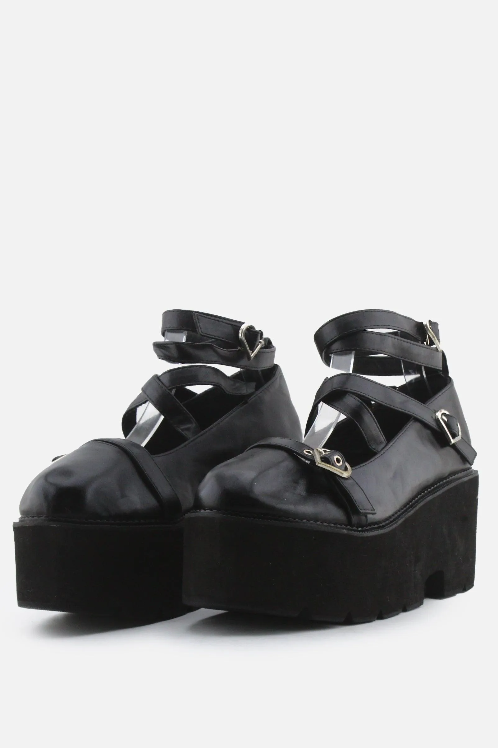European Brand Buckle Straps Wedge Ankle Boots | 100% Authentic Leather